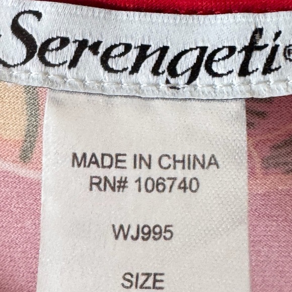 SERENGETI Maxi Dress Fish Novelty Sz L - Picture 6 of 8